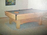 Basement pool table in like new condition