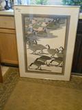 Litho of Geese. We have tons of wall art