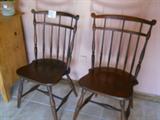 these are two of a set of four windsor chairs