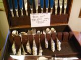 1938 Concord Silversmith Corp, Crusader pattern. 90 piece set of solid sterling silver flatware