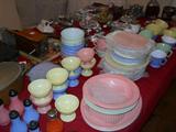 old Fire King glass dishes