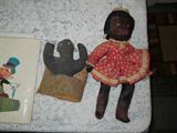 two old black dolls