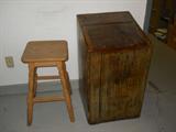 terific antique coffee bin
