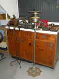 antique lamp base