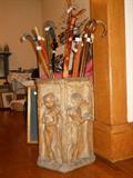 concrete umbrella stand