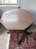 rose colored beveled marble top