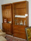 2 matching bookcases