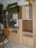 Birch entertainment center