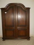 beautiful double wide oak armoire,just wonderful