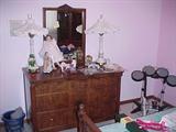 dresser with mirror;matches 2 twin beds