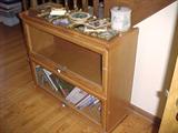 2 stack Oak lawyer bookcase (modern)