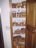 part of huge collection of Longenberger baskets
