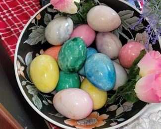 Marble eggs...more than at grocery store