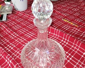Crystal decanter...what a beaut 