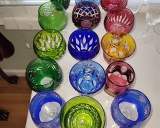 Colorful stemware