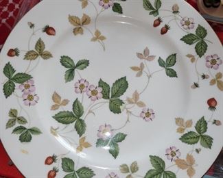 Wedgewood wild Strawberry 12 five piece place settings 