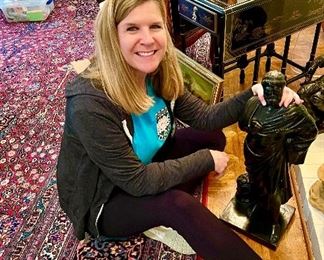 Hi Michelle!  SMART, NICE, one of my head cashiers!