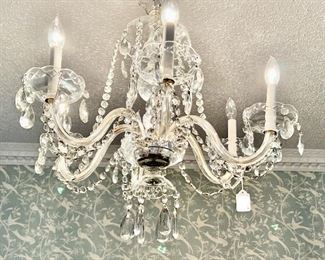 2 Waterford chandeliers.  6 arm and 4 arm.