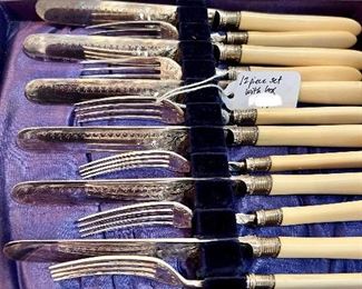 Note the etched detail on the blades.