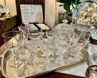 Pretty vintage etched stems.