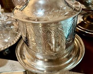 Beautiful silverplate and sterling of different ages.