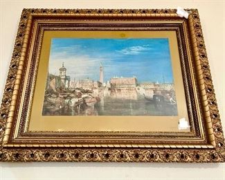 The frame definitely makes this Venetian lithograph.