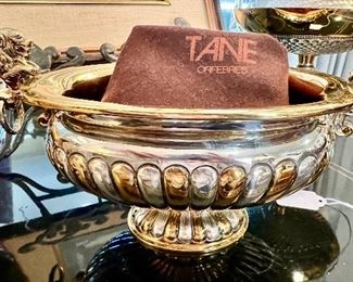 Here's my favorite!  HEAVY sterling/vermeil 2 handled LION bowl.  What skill!