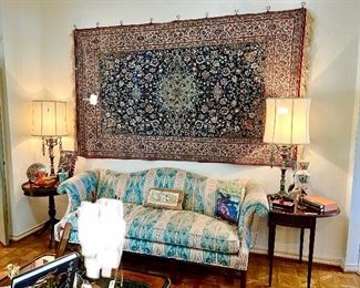 Persian NAIN silk rug that MAKE this ROOM!