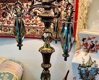 Heavy smokey cut pendants!  OUTSTANDING!