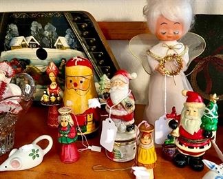 Russian ornaments and lap harp/zither.  There are more!