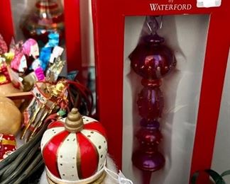 Waterford Venetian ornaments-3 in total.  