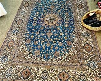 Another Persian NAIN rug!  BLUES!!!