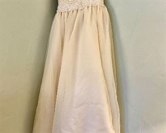 Vintage wedding dress with petticoat.  Be different!  Upcycle!  SAVE! 