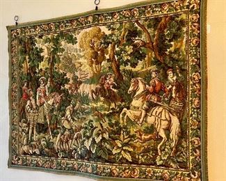 Belgian Wool tapestry.