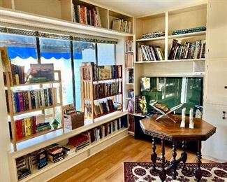 More books in the sunroom.