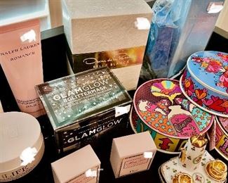 Perfumes, Limoges, Tiffany & Co equestrian ring holder.  These 1970's vintage puzzles are quite collectible.  Ebayers-look them up!