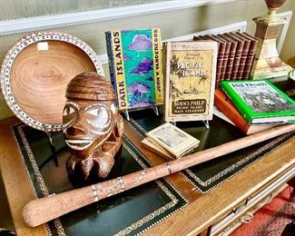A few items from the Solomon Islands.  Lots more books on the Islands in case.