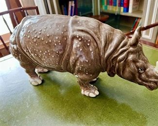 He's just cool!  When's the last time you saw a rhino?