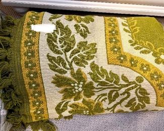 King vintage coverlet.