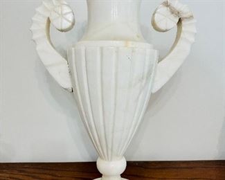 Vintage tall Alabaster urn