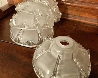 Vintage glass globes