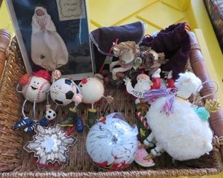 Collectible Christmas ornaments