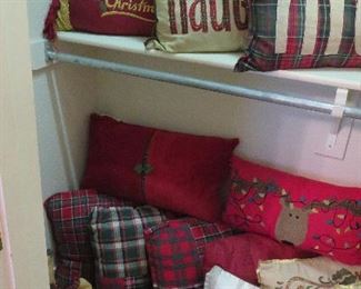Holiday pillows