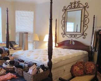 Four poster bed