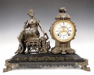 Ansonia Opera Model Figural Clock