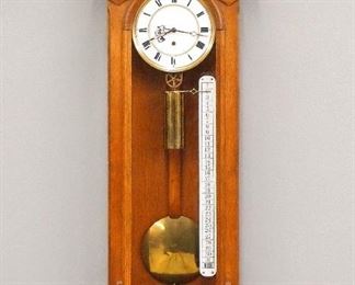 30 day Vienna Regulator Calendar Clock