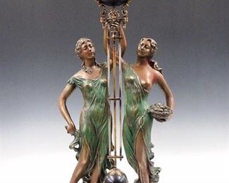 Swinging Arm Figural Clock