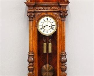 2 Weight Gustav Becker Wall Clock