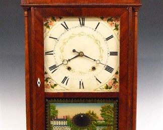 Samuel Terry Pillar And Scroll Clock