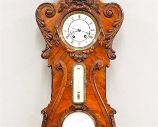 Lenzkirch Wall Clock With Barometer